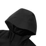 Skechers women's Go Trail Waterproof Jacket in Black Beauty for outdoor performance wear