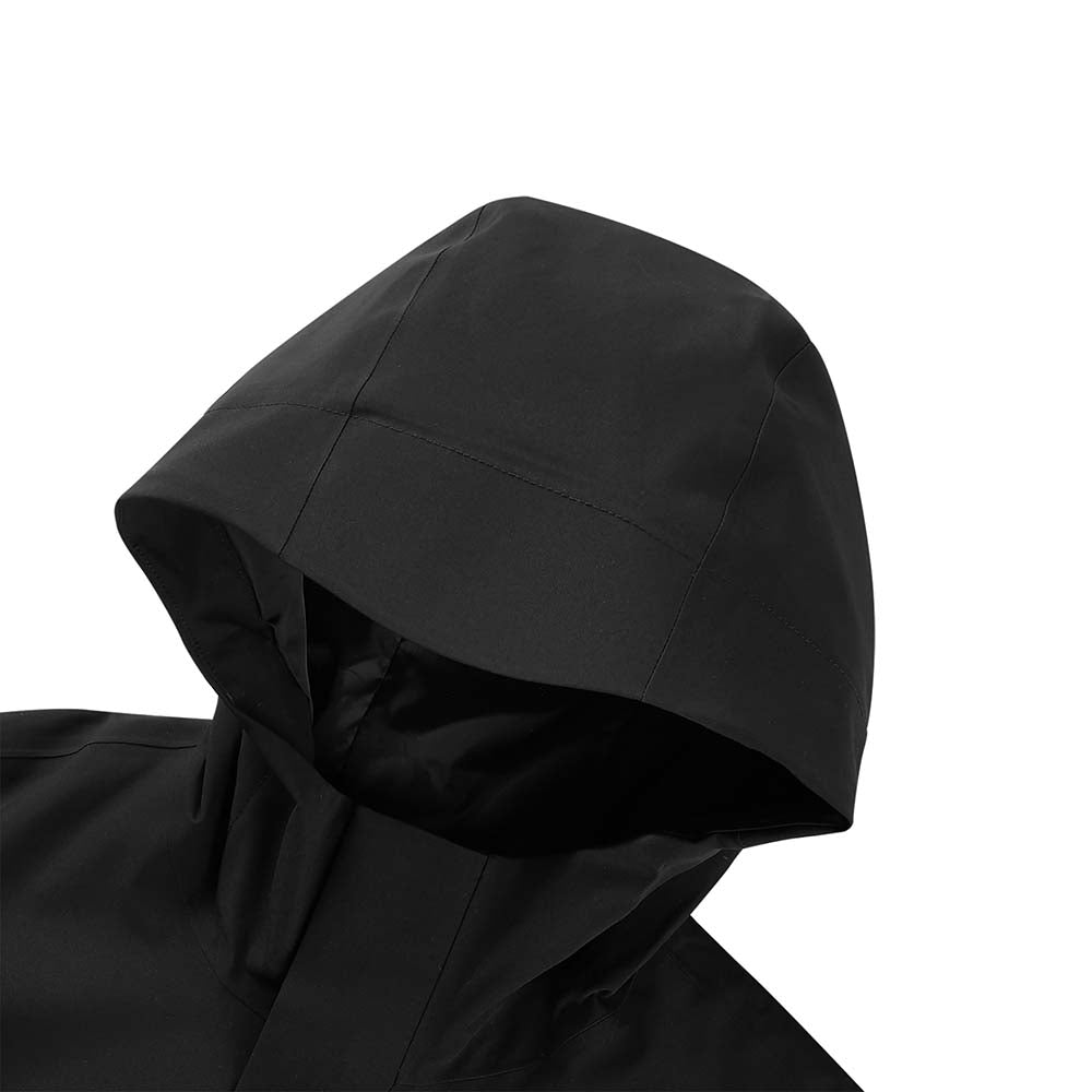 Skechers women's Go Trail Waterproof Jacket in Black Beauty for outdoor performance wear