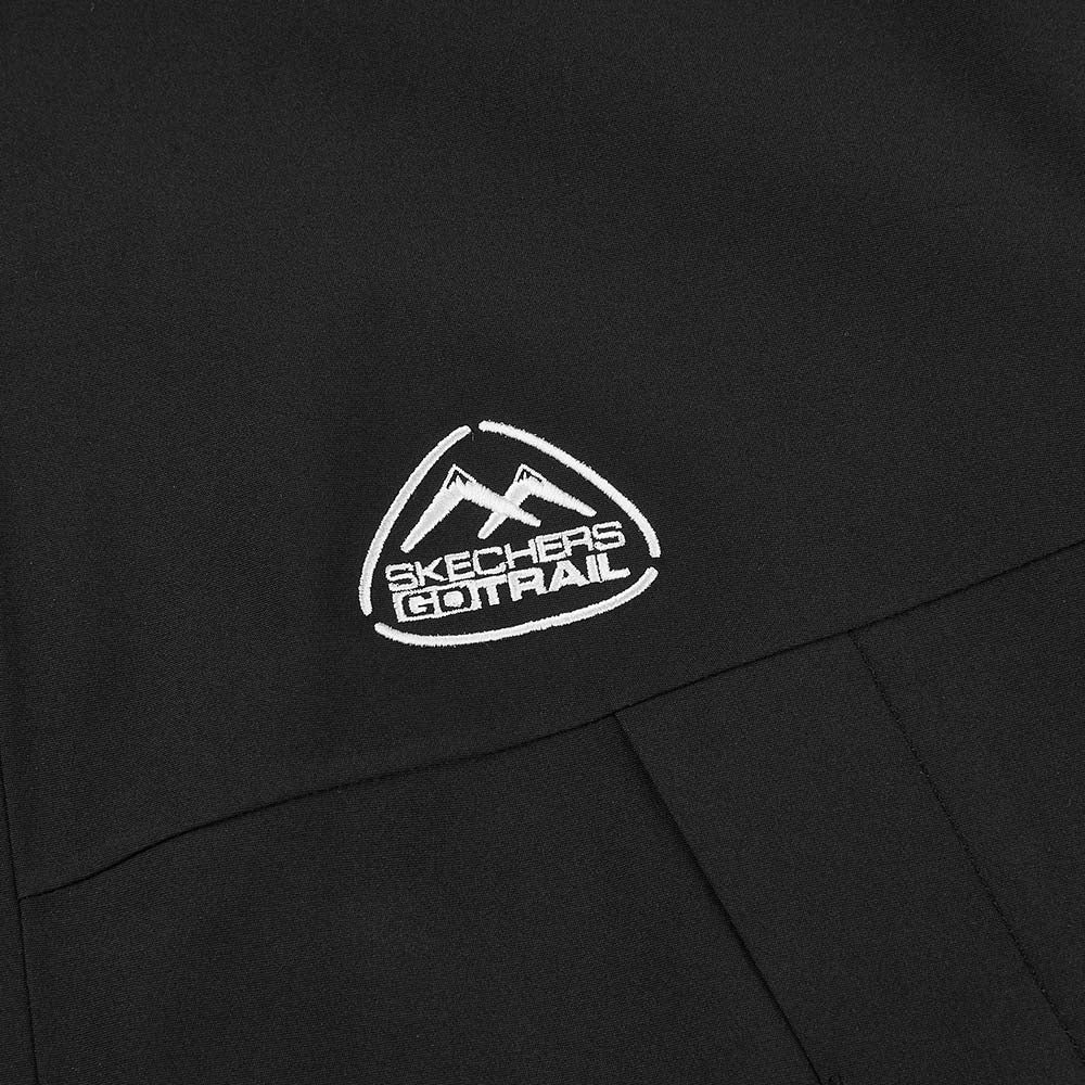 Skechers women's Go Trail Waterproof Jacket in Black Beauty for outdoor performance wear
