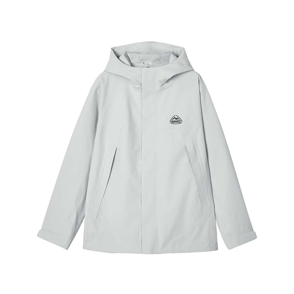Skechers women's Go Trail Waterproof Jacket in Lunar Rock for outdoor performance wear