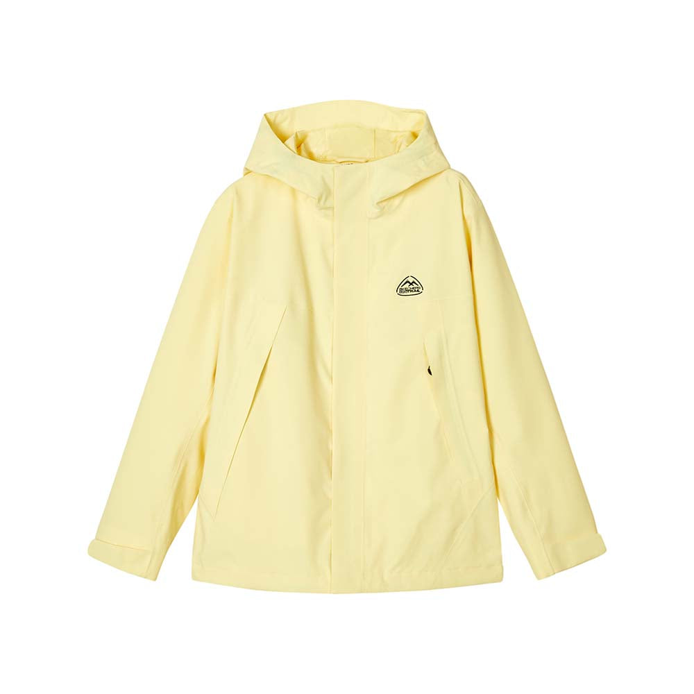 Skechers women's Go Trail Waterproof Jacket in Lemon Meringue for outdoor performance wear