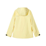 Skechers women's Go Trail Waterproof Jacket in Lemon Meringue for outdoor performance wear