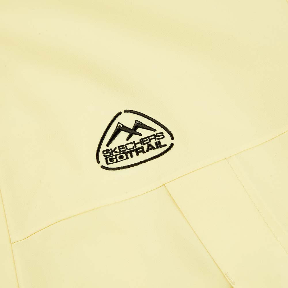 Skechers women's Go Trail Waterproof Jacket in Lemon Meringue for outdoor performance wear