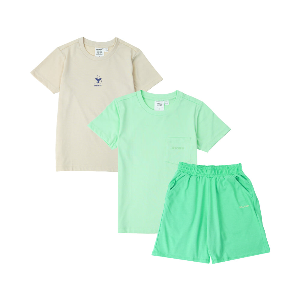 Home Wear: Short Sleeve Tee and Shorts Set
