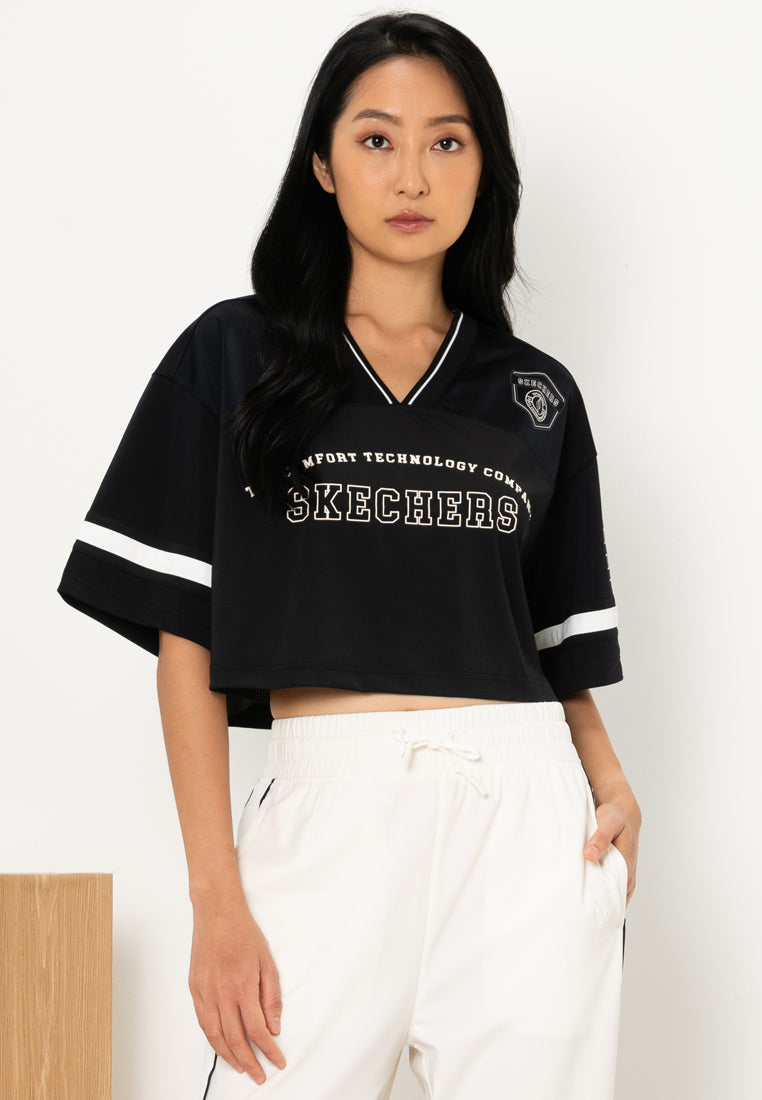Basketball Culture: V Neck Crop Top