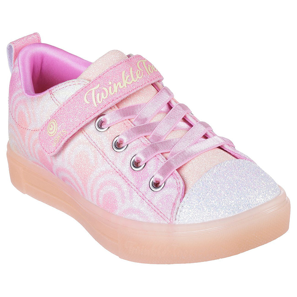 Skechers Girls Twinkle Toes Twinkle Sparks Ice | Pink/Multi Shoes ...